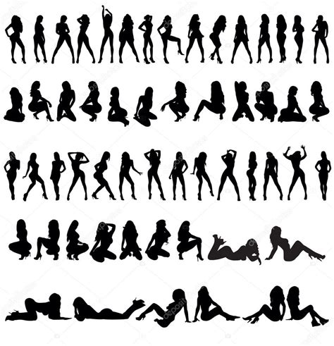 silhouette dessin corps femme|Silhouette Femme Dessin Images .